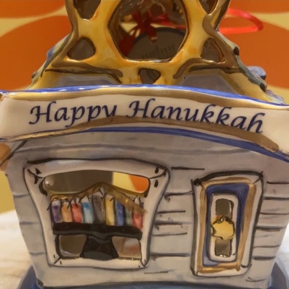 Blue Sky Clayworks HANUKKAH Candle House - Picture 2 of 10
